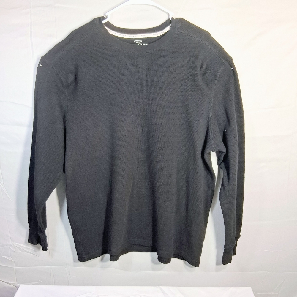 Men's 2xl 2xt 50-52 Cable Knit Baselayer Cotton Slouchy Thermal Shirt